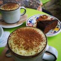 Matcha latte at The Veg Box Cafe - Canterbury in Canterbury