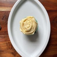 Vanilla cupcake 🧁   at The Veg Box Cafe - Canterbury in Canterbury