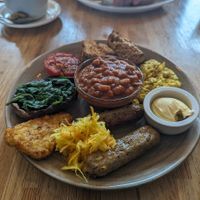 Vegan full English at The Veg Box Cafe - Canterbury in Canterbury