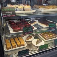 Cake display at The Veg Box Cafe - Canterbury in Canterbury