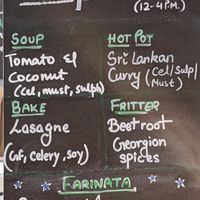 Example nenu at The Veg Box Cafe - Canterbury in Canterbury