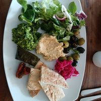 I had the tapas plate at The Veg Box Cafe - Canterbury in Canterbury