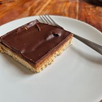 Millionaire shortbread, very nice at The Veg Box Cafe - Canterbury in Canterbury