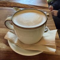 Latte with oat milkk  at The Veg Box Cafe - Canterbury in Canterbury