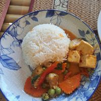 Red curry (this is not the entire portion) at J&K Restaurant in Koh Chang