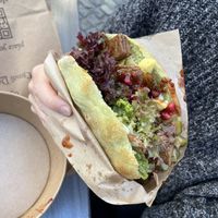 Vegan, 38 lei  at Efendi Doner in Bucharest