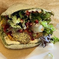 Green Vegan Döner Falafel, 37 lei  at Efendi Doner in Bucharest