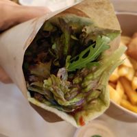 Green Durum Kebab Vegan at Efendi Doner in Bucharest