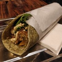 Green Dürüm Falafel at Efendi Doner in Bucharest