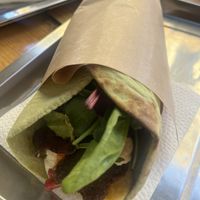 Kebab roll  at Efendi Doner in Bucharest