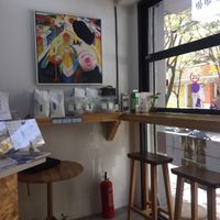 Parts of the interior  at Feacoffee in Kunming