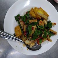 Don't kniw the name but spicy and yummy at Jay Oh Vegetarian in Bangkok