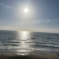 Sunset out the front  at Benedict in Herzliya