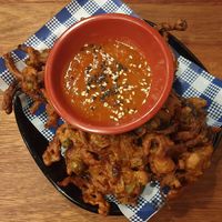 Onion Pakora $8.00 at Baba Hawker in Brunswick