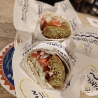 Falafel gyro at The Cafe Mediterranean in Muntinlupa