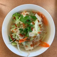 Custom Veggie broth noodle soup  at Osoyoos Pho Vietnamese Cuisine in Osoyoos