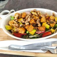 Tempeh and nuts salad at Summer Stone Cafe and Bistro in Koh Phangan