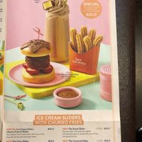 Menu at San Churro in Docklands
