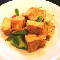 Fried Tofu Plate at Little Hanoi in Rockingham