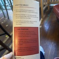 Explanation of shrub  at Zero Waste Hub in Edinburgh