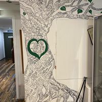 Decor at Zero Waste Hub in Edinburgh