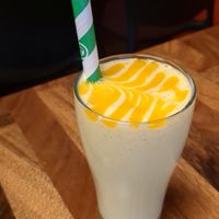 Vegan mango lassi ($7.50) at Simply Vegan 'n' Veg in Pooraka