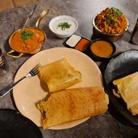 Mushroon dosa, veg biryani, champ tikka masala at Simply Vegan 'n' Veg in Pooraka