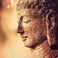 Buddha poster   at Bridges Nepali Cuisine in Winthrop