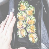 Veggie rolls at Whole Foods Market  in Burnaby