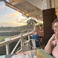Cocktails and a sunset  at The Cabana Bar & Grill in Koloa
