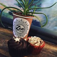 Vegan cupcakes  at Zen by the Sea in Margate