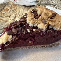 cake cherry chocolate  at Brotgefuehle in Leipzig