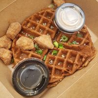 Chick & Waffles at Lifestyle Cafe in Columbus