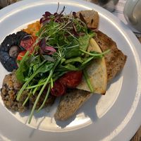 The best vegan haggis! at The Edinburgh Larder in Edinburgh