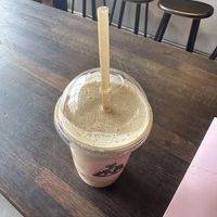 Nutty Smoothie (sub whey for vegan protein powder & subtract collagen)  at MSP - Joe & The Juice - T1 in St Paul