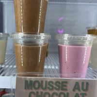 Mousse cioccolato e acqua Faba  at Green Deli in Paris