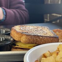 French toast brekkie sammy   at 4th & State in Columbus
