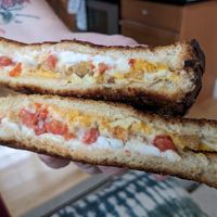 Tomato bacon grilled cheese at 4th & State in Columbus