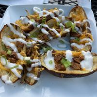 Potato skins! YUM!!  at 4th & State in Columbus