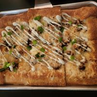 Vegan pizza at 4th & State in Columbus