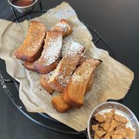 S’mores pancake bites. Highly recommend! 😋   at 4th & State in Columbus