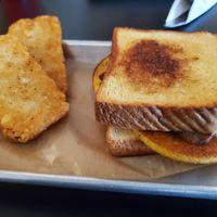 Breakfast Sammie on Texas toast. at 4th & State in Columbus