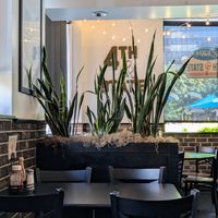 Seating area at 4th & State in Columbus