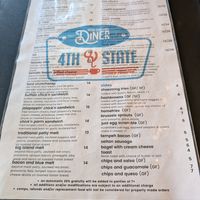 Menu page 2 at 4th & State in Columbus