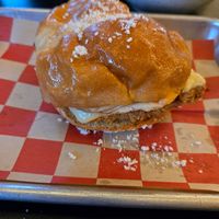 Chick'n parm sandwich at 4th & State in Columbus