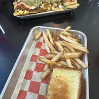 Brunchos and lone star burger   at 4th & State in Columbus
