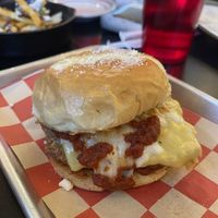 Chikn Parm Sandwich— SO DELICIOUS   at 4th & State in Columbus
