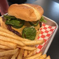 Jalapeño cheese burger   at 4th & State in Columbus