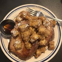 Chick’n (tempeh) and French toast  at 4th & State in Columbus