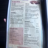 Menu page 1  at 4th & State in Columbus